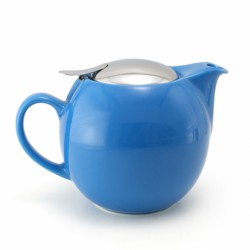 Чайник с ситечком, небесно-синий