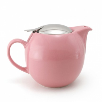 Чайник с ситечком, розовый